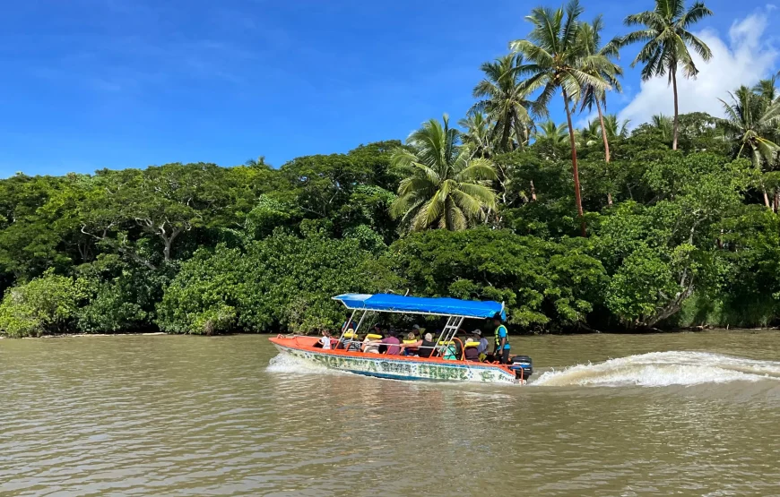 Sigatoka River Cruise Tour & Biausevu Waterfall Tour